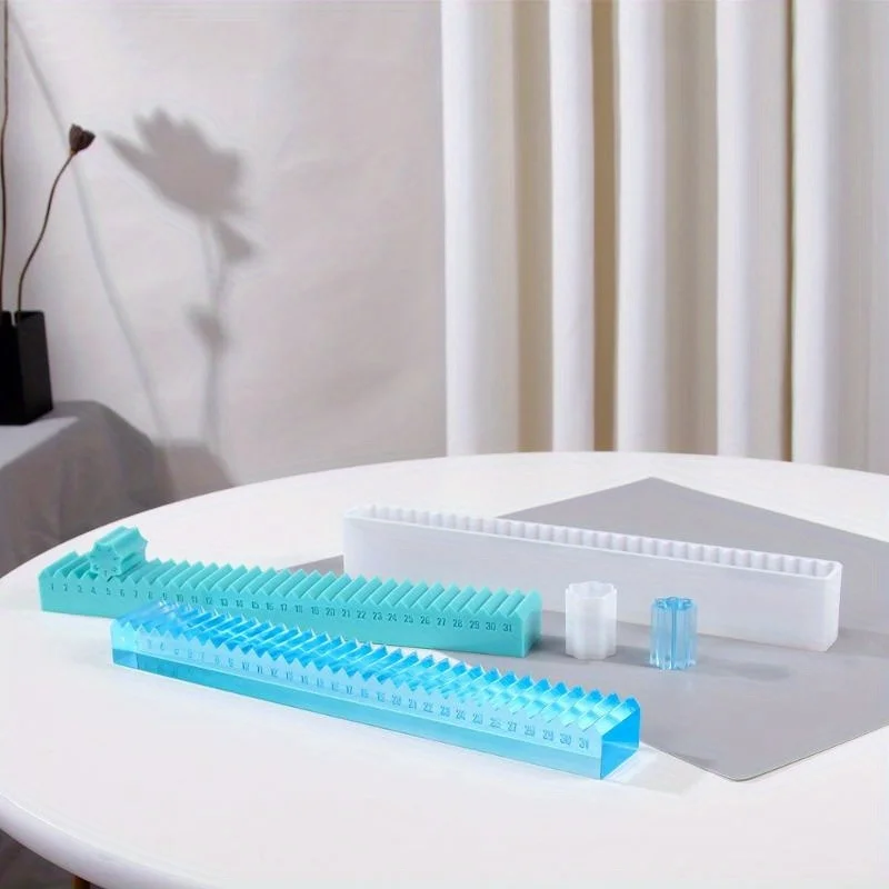 DIY handgemachte Kristall Epoxidharz Form Desktop Tischkalender Silikonform