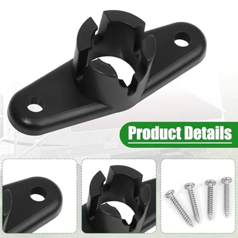 

【B07R】For RV Awning Parts- Awnings Ball End Bases For Dometic Trimline Up Camper Awning, 2 Pack Replacement Components