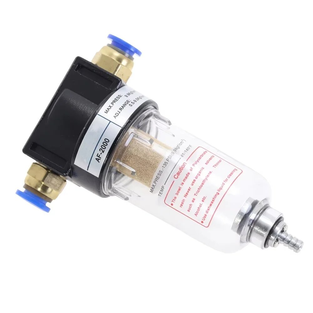 AF2000 1/4 Source Processor Copper Filter Air Pump Filter Oil and Water Separator Pneumatic Components Air Compressor