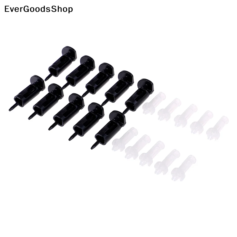New 10Pcs New 775 Cpu Heatsink Mount Pin Plastic Push Screw Cooler Cooling Fan Fastener For  Socket