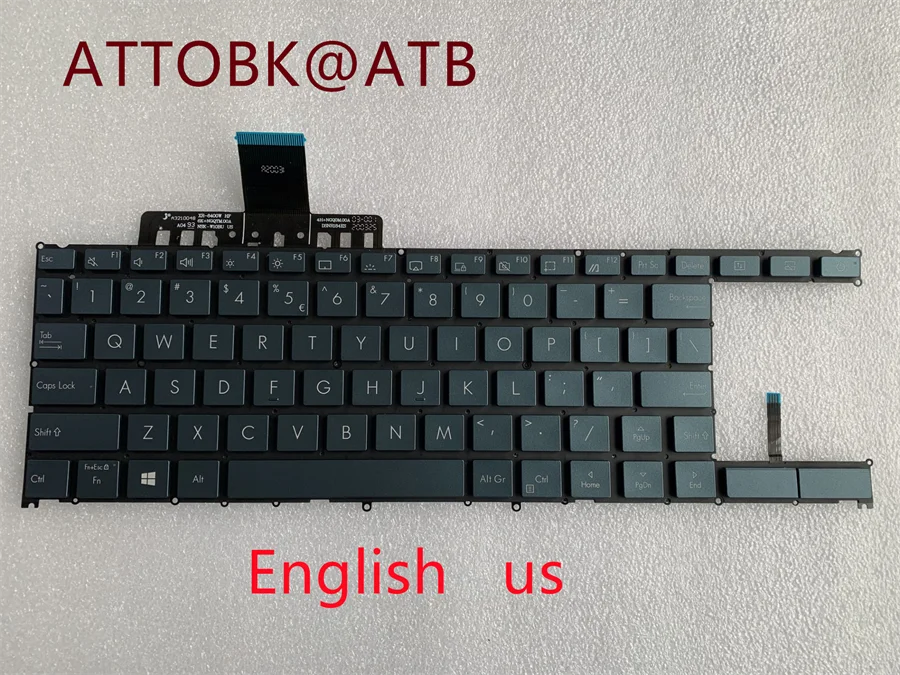 Spanish/Latin/Russian/English/French Laptop Keyboard For Asus UX481 UX481F UX4000 UX4000FL With backlight