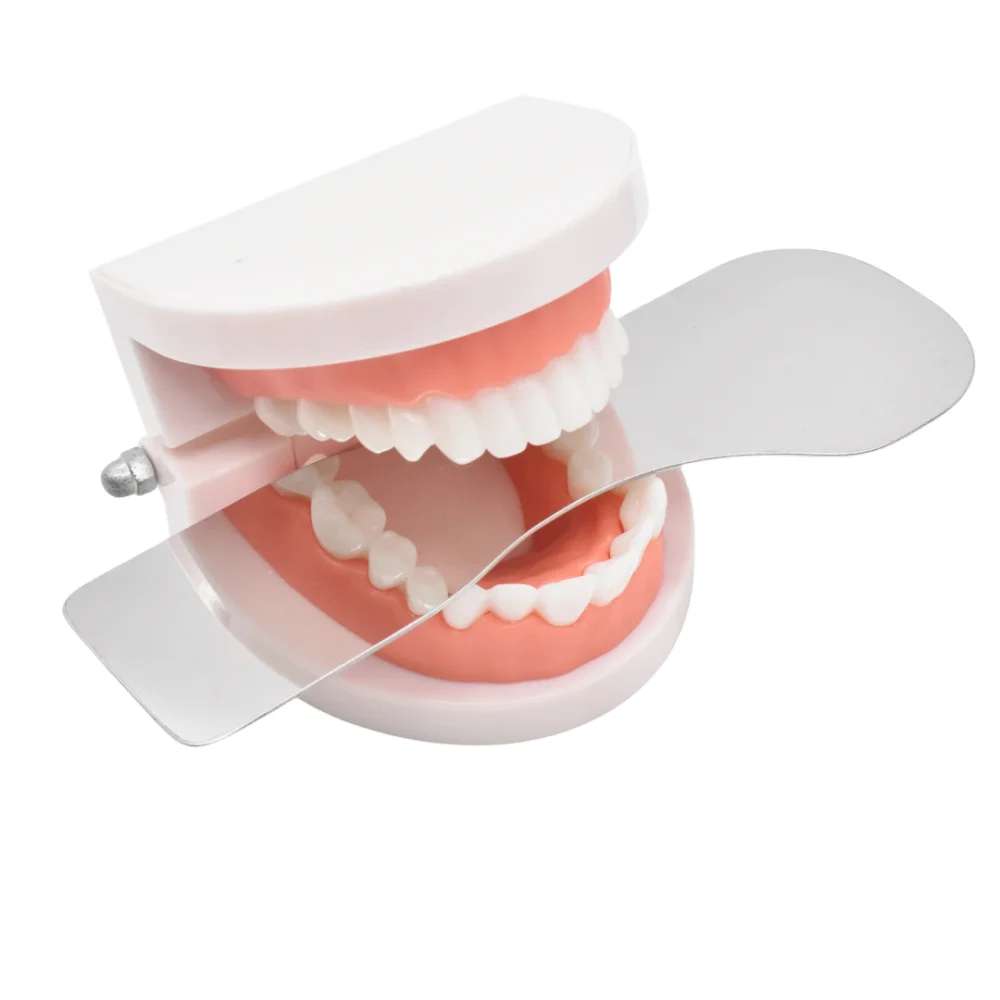 1PC Dental ortodontyczne lustro fotografia dwustronne lustra materiał stomatologiczny reflektor wewnątrzustny