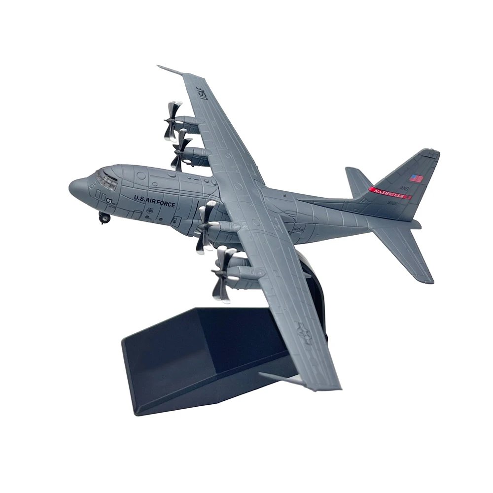 1:200 1/200 Scale US Lockheed C-130 Hercules Transport Aircraft Diecast Metal Airplane Military Plane Model Children Toy