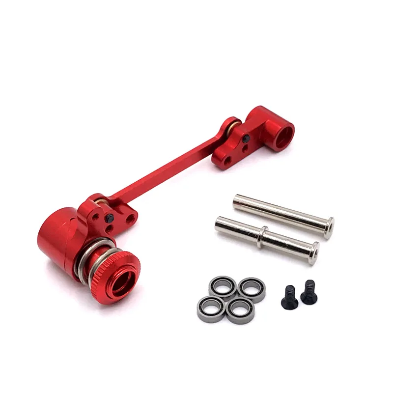 Upgrade Metal Steering Assembly For Wltoys 144010 144001 144002 124016 127017 124018 124019 LC 1/14 RC Car Parts