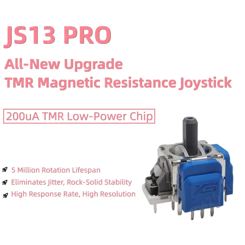TMR Magnetic Resistance Joystick for Ps5 Hall Joystick for Ps5 Electromagnetic Ic Joystick Direction Rod Accessories