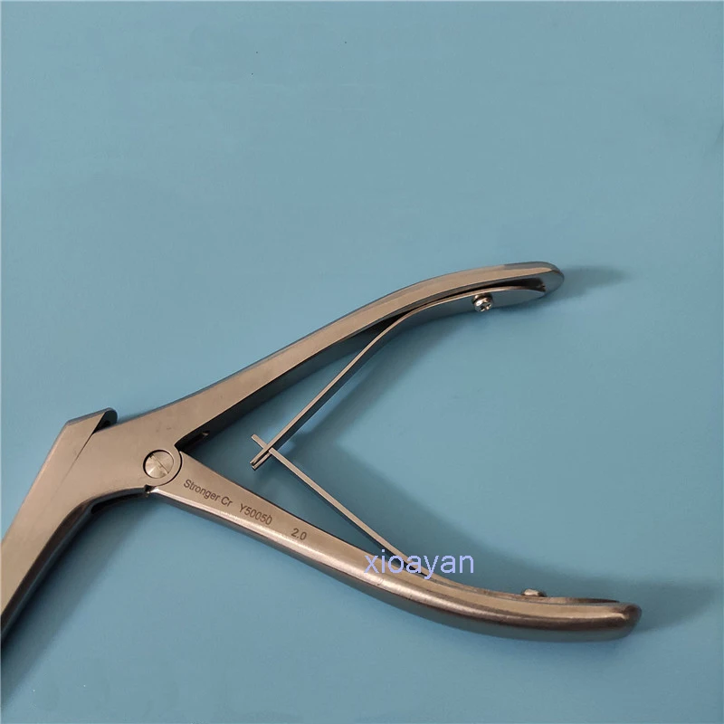 Ophthalmic rongeur mastoid rongeur stainless steel push-plate instrument gun rongeur microscopic treatment