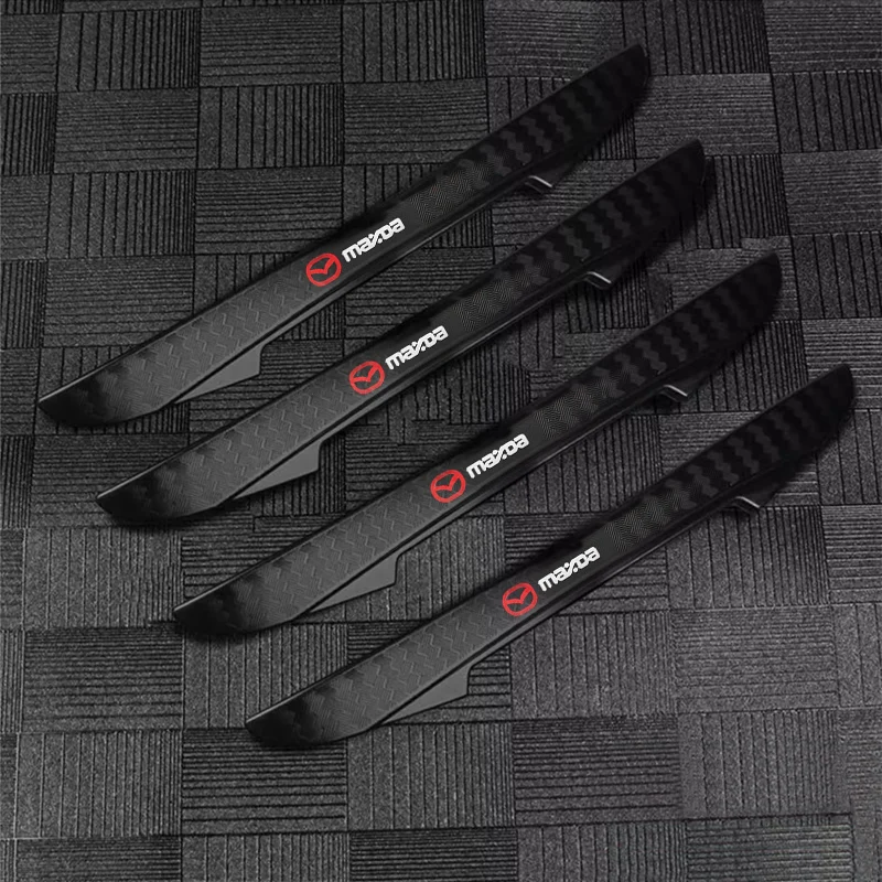 4pc Auto Door Edge Protector Guards Stickers Anti Collision Strips For Mazda 3 CX5 CX7 Demio Axela MX30 CX30 CX3 RX-8 Accessorie