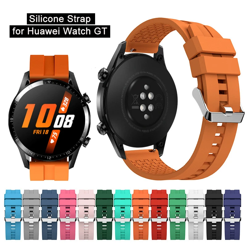 Sport Silicone Strap for Huawei Watch GT4 GT3 Pro Bracelet for GT2 46mm smartwatch Replacement Band For Honor Magic 2 watchband