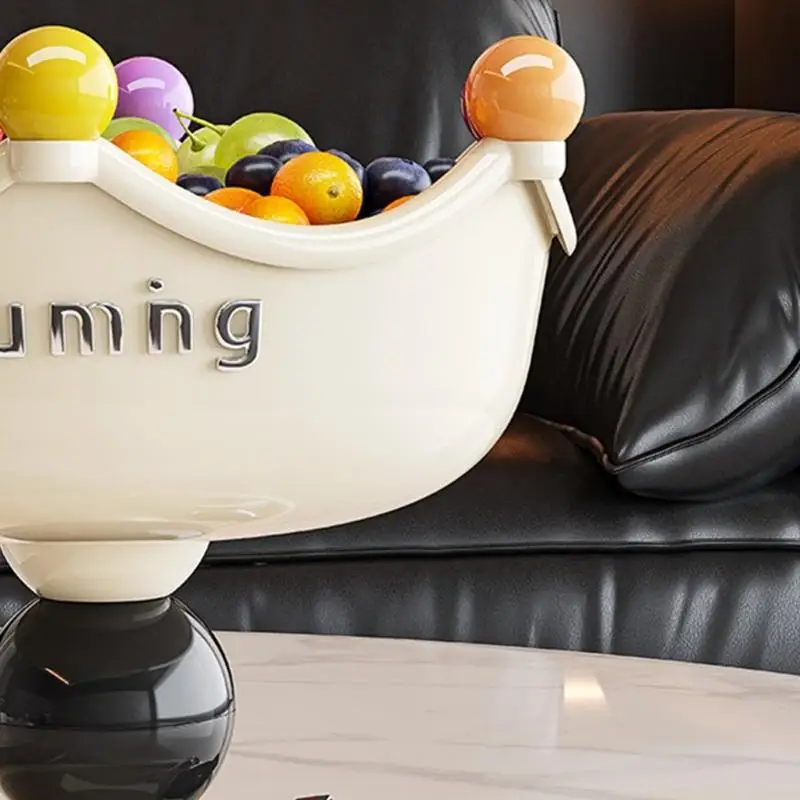 QX2E Double Layer Fruit Bowl With Drain Insert And owner For Kitchen Use