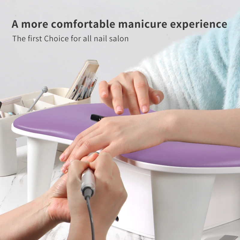 Wholesale Low Price U-Contour Salon Arm Rest Cstom Design Ergonomic Hand Support Pillow Stain-Resistant for 5-Star Salons