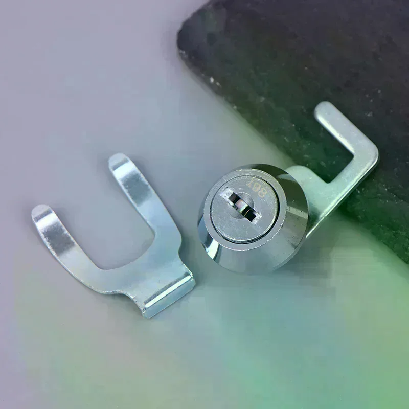 Mini Cam Lock With Quick Clip For Cash Tray Box Drawer Lock Money Case Cabinet Airbox Mailbox Toolbox Lock Cylinder Spare Parts