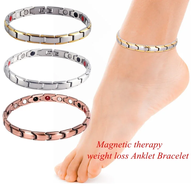 

Magnetic Therapy Women Ankle Weight Loss Energy Slimming Ankle Bangle for Arthritis Pain Relieving Fat Burning Slimming Product