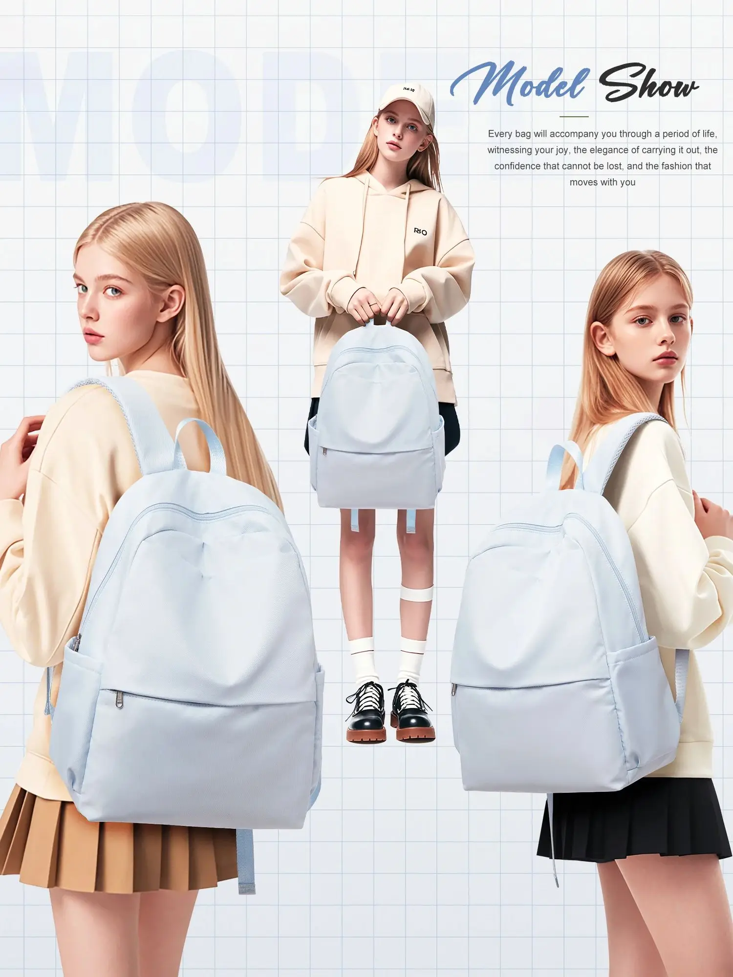 

Школьный рюкзак для девочек-подростков, сумка для ноутбука 15,6 дюйма, милая сумка для книг, эстетичная для средней школы, больших студентов, колледжа, женщин