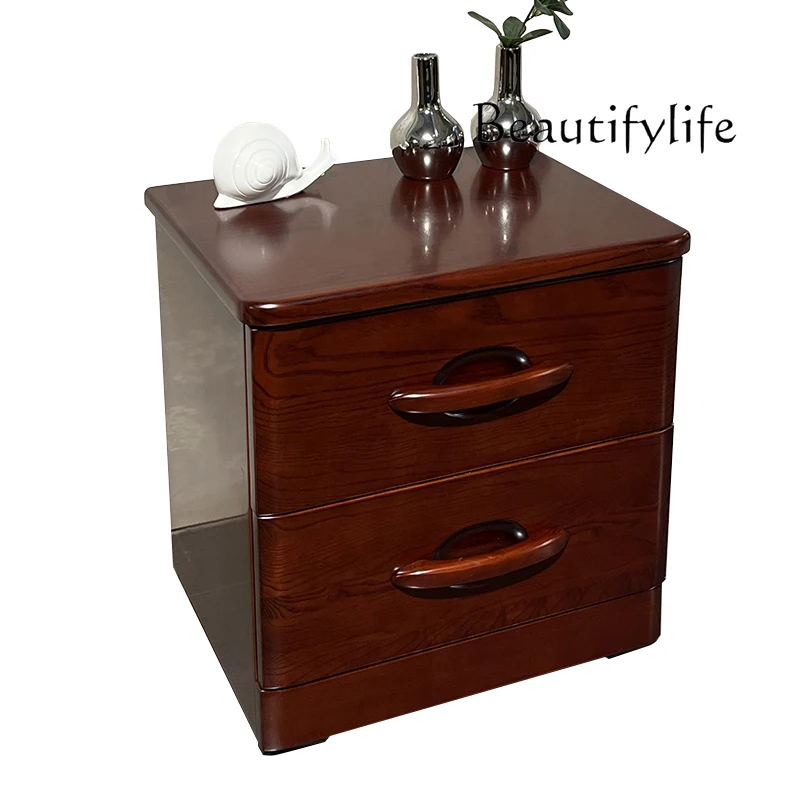 

Modern simple ash bedroom bed cabinet locker solid wood bedside table bedroom bedside table