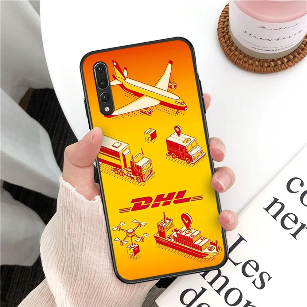 DHL Hot Express 50th Anniversary Phone Case For Huawei P 8 9 10 20 30 40 50 Pro Lite Psmart Honor 10 lite 70 Mate 20lite