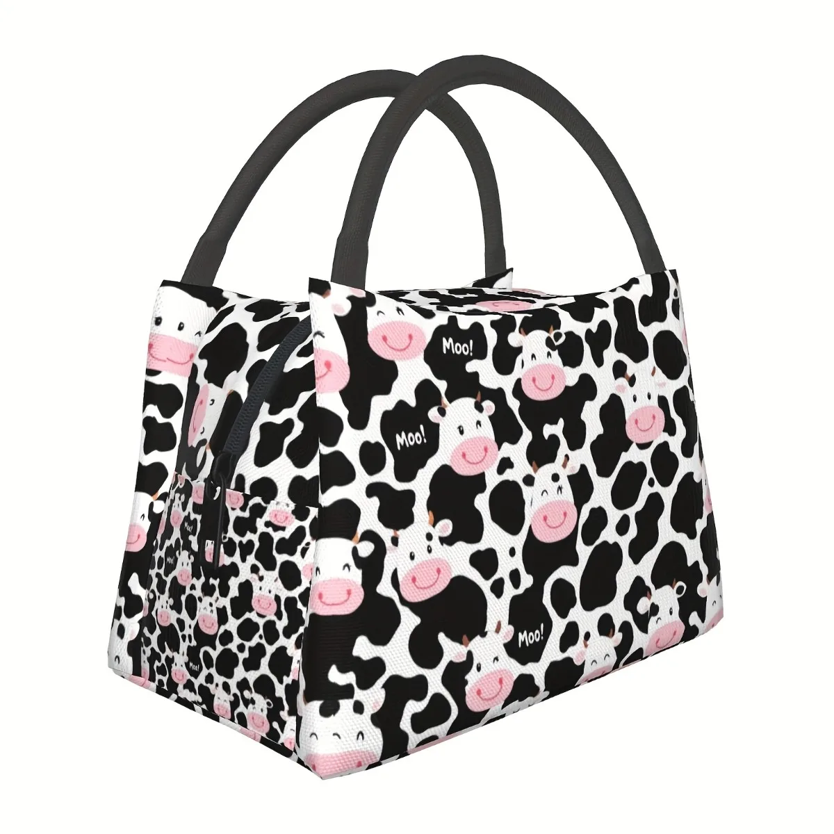 Cow Lunch Bag For Woman For Man Adults, Insulated Lunch Tote Lunch Box Container For Work Picnic Or Travel, Beach, Camping