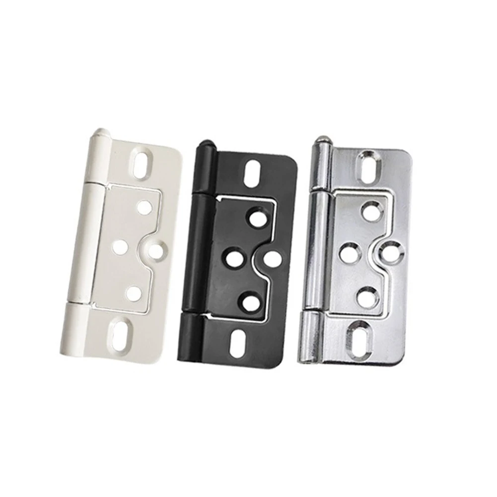 Bisagras de puerta empotradas de hierro confiables para armarios, puertas con persianas, Material resistente, múltiples opciones de color