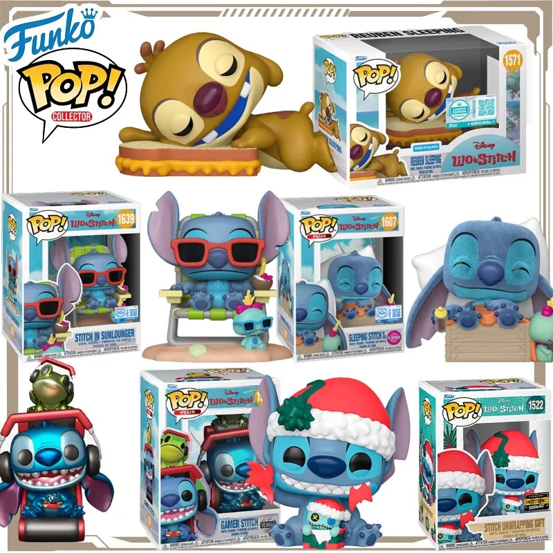 

Funko POP Original Lilo & Stitch Anime Figure Easter Eggs Game Player Watermelon Action Figure Toys for Boys Girls Kids Gift