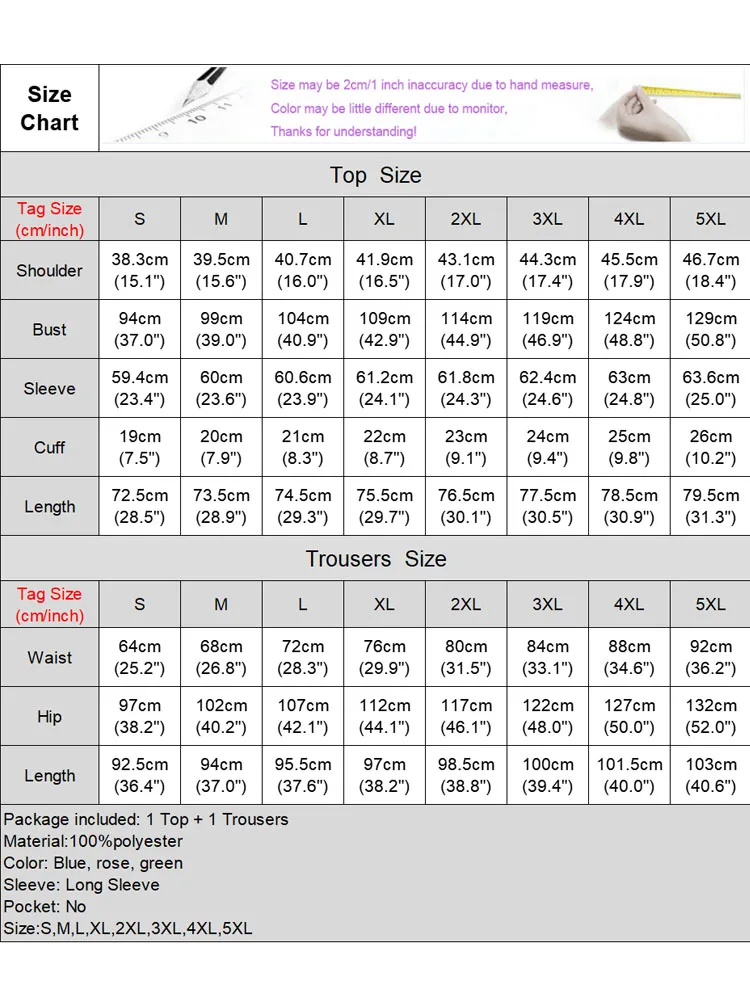 VONDA Women Pant Sets 2024 Autumn Stripe Long Sleeve Tops Matching Sets Casual Fashion Elastic Waist Pants Printed Loose 2pcs