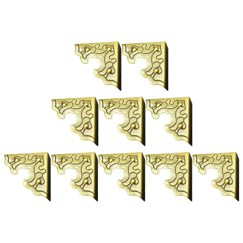 

Chinese Style Corner Protectors Bronze Edging Guards Durable Wood Door Corner Guards for Furniture Boxes Decorative