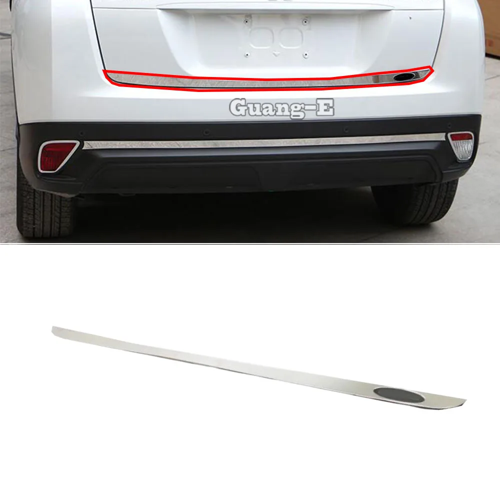 

For Mitsubishi Eclipse Cross 2017 2018 2019 2020 2021 Car Stainless Steel Rear Tail Door Bottom Tailgate Gate Trim Trunk 1PCS