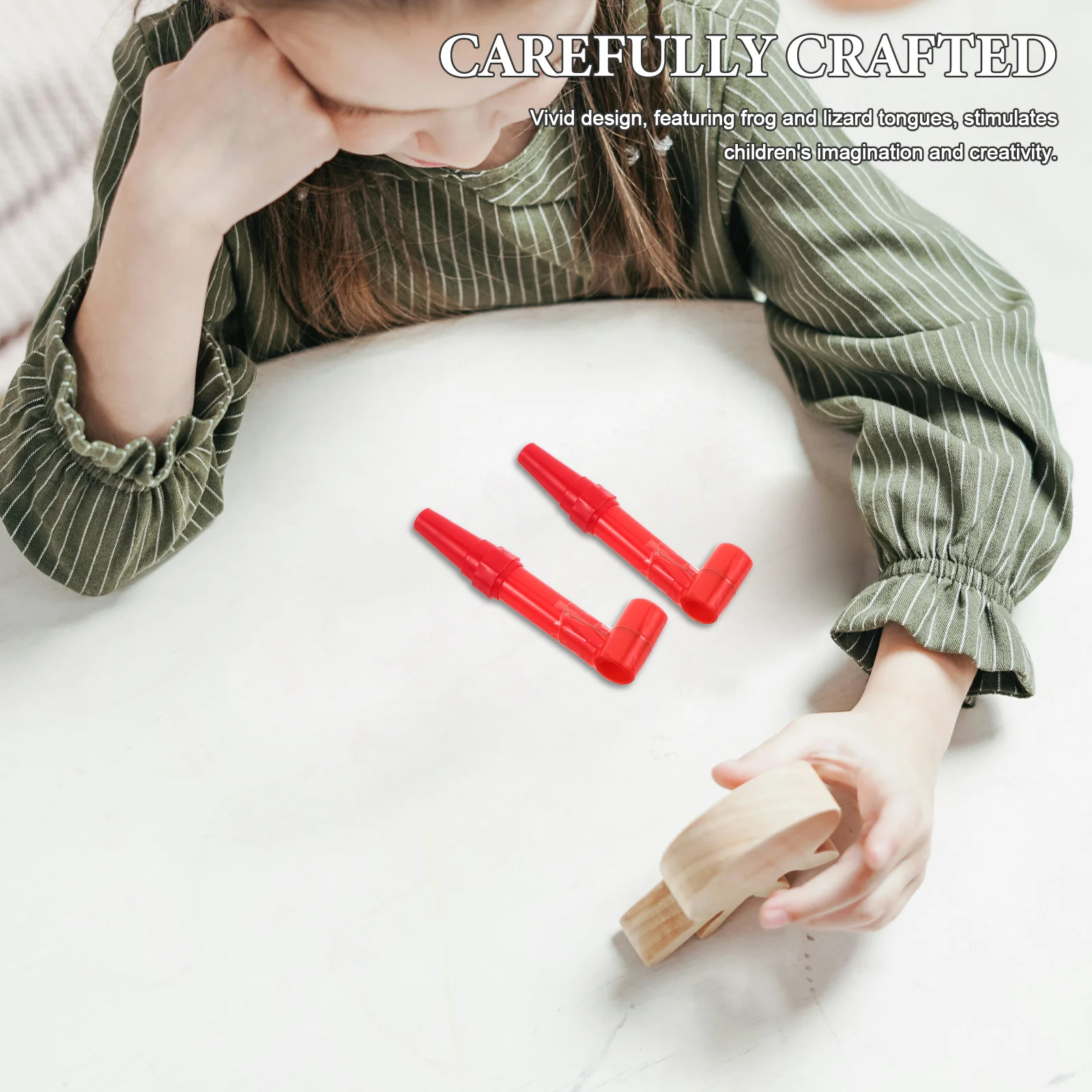 50 stks Kikker Tong Fluitje Realistisch Blowout Ontwerp Diy Noise Maker Voor Verjaardagsfeestje Viering Rekwisieten Vakantiefeest