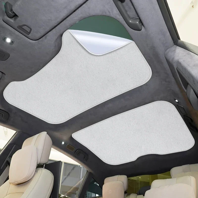 

Автомобильный солнцезащитный козырек на люк с электростатической адсорбцией, из замшевой ткани, теплоизоляционный, для PORSCHE Taycan 2023-наст. время