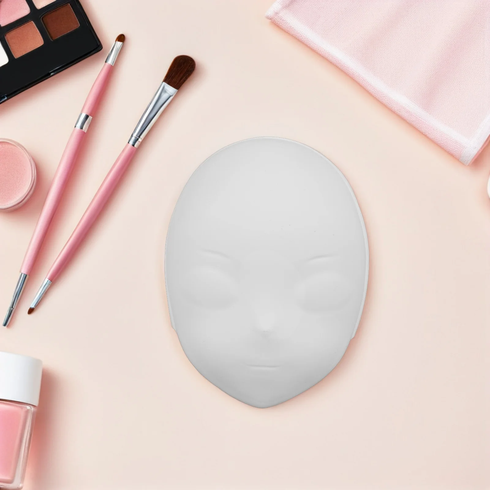 

4pcs Blank Masks For Diy Painting White Full Face Craft Mask Kids Masquerade Carnival Halloween Party Decorations Paintable