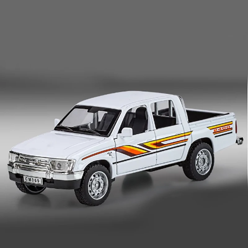 دييكاست 1:32 مقياس Hailux على الطرق الوعرة لاقط محاكاة سبيكة سيارة نموذج هواية جمع لعبة هدية تذكارية زينة زخرفية