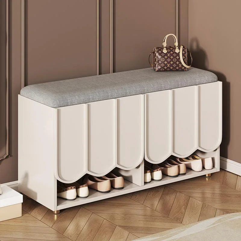 

Modern Shoe Cabinets Entrance Hall Storage Closet Multilayer Organizer White Shoe Rack Bench Meuble A Chaussure Home Furniture