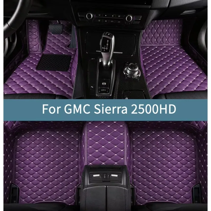 

Car Floor Mats For GMC Sierra 2500HD 2021 2022 2023 2024 2025 2026 2027 Leather Floor Mats For Cars Full Set