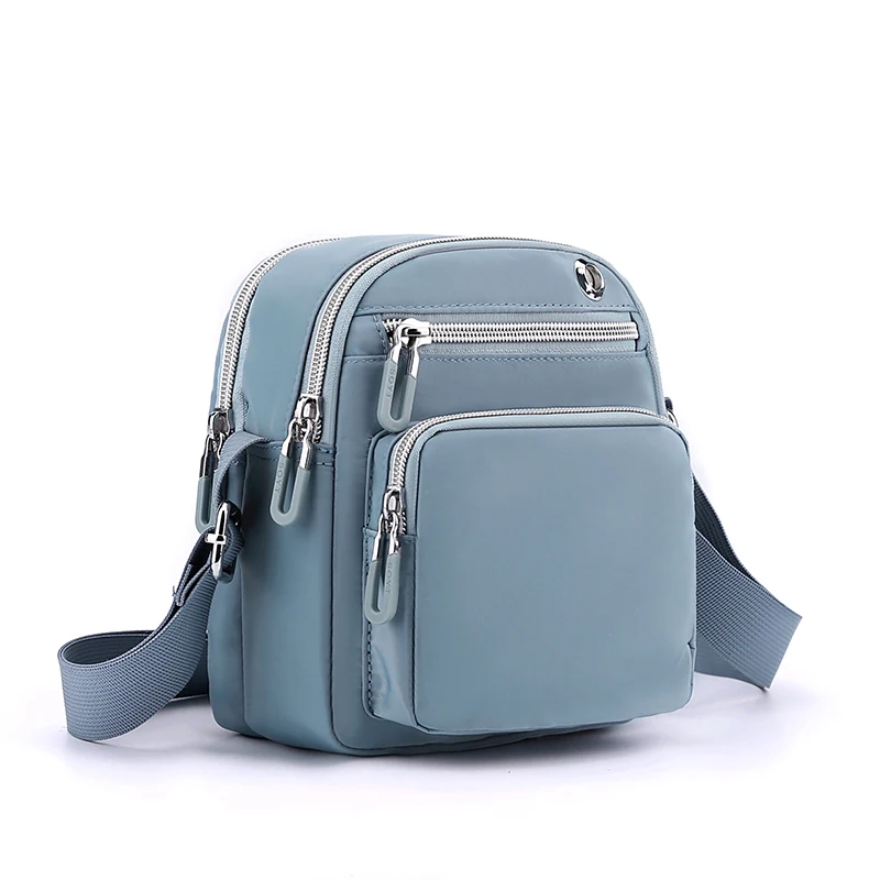 3 Layers Women Mini Shoulder Bag Fashion Casual Nylon Lady Crossbody Messenger Bag Stylish Leisure Women Bag Handbag bolsa SAC