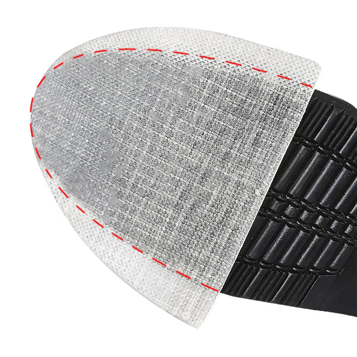 

1 Pair Tpr Half Sole Non-Slip Mat Self-Adhesive Shoe Grip For High Heel Sandal Sole Protective Patch Foot Care Tool