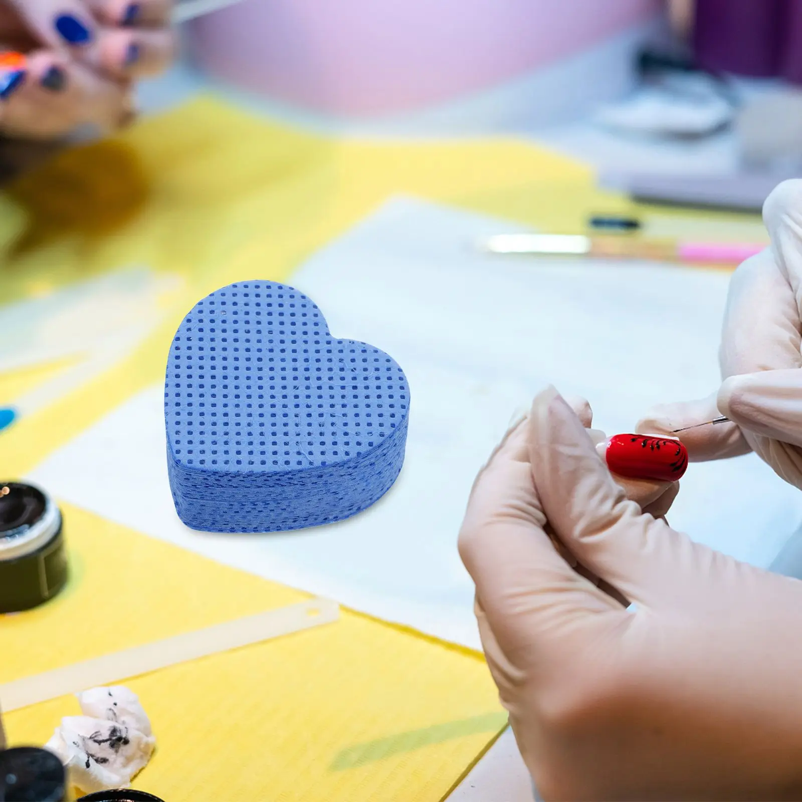 200 Pcs 네일 리무버 코튼 와이프 린트 패드 폴란드어 수건 속눈썹 연장 용품 살롱 젤 매니큐어 여성 홈 클린