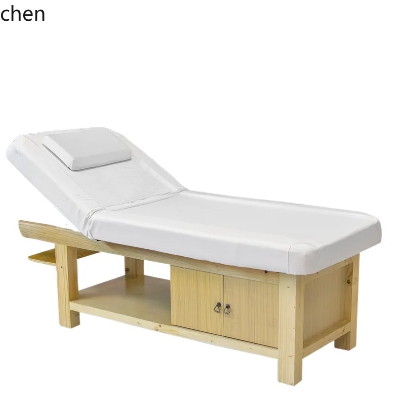 HSN solid wood beauty bed beauty salon special massage physiotherapy moxibustion home with hole