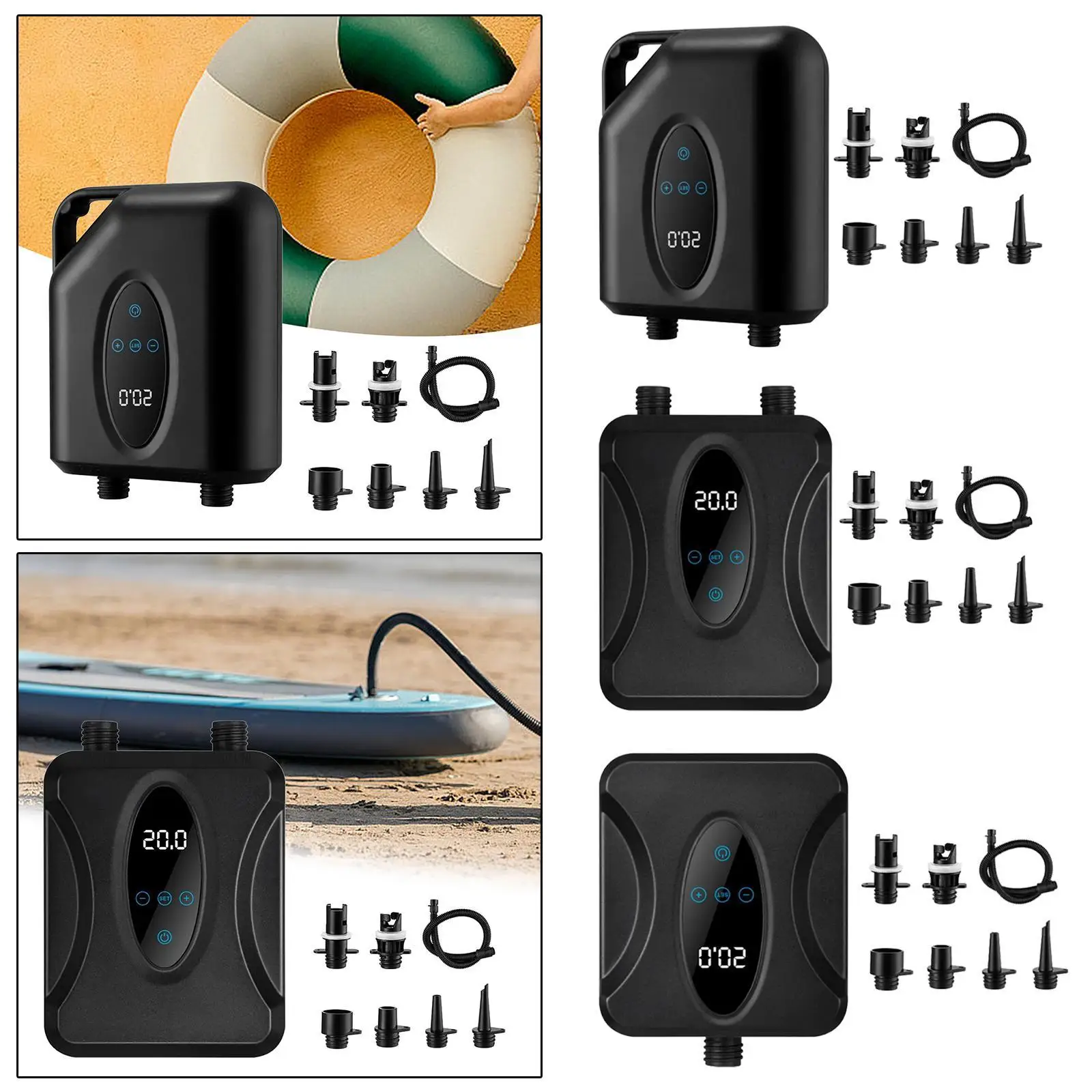 

12V Electric Air Pump for Paddleboards Inflating Kayaks Inflatable Pools