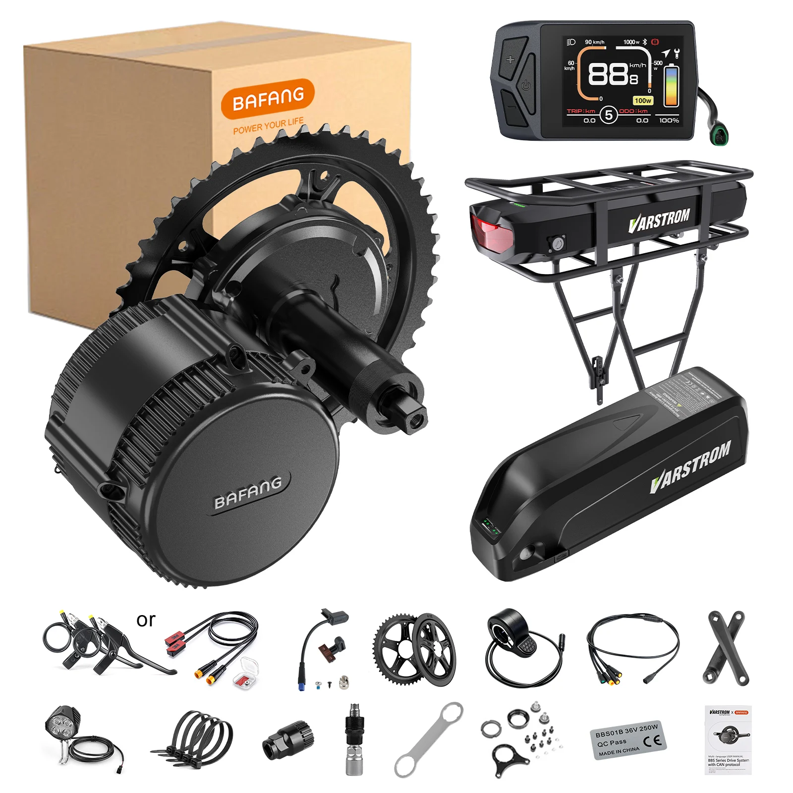 Bafang Bbs02B 48V 750W Mid Drive Kit - Bafang 750W Motor BBS02B BBS02 Ebike