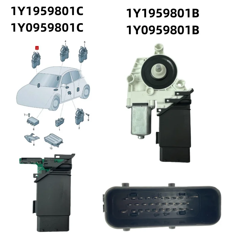 

Beetle Cabrio glass window motor 1Y1959801C 1Y0959801C 1Y1959802D 1Y0959802D 1Y0959801B