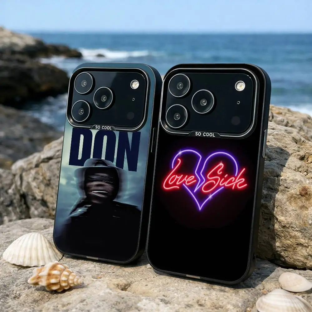 

D-Don-N T-Toliver Rapper Singer Phone Case For iPhone17,16,15,14,13,12,11,Pro,MAX White Matte Shockproof Cover