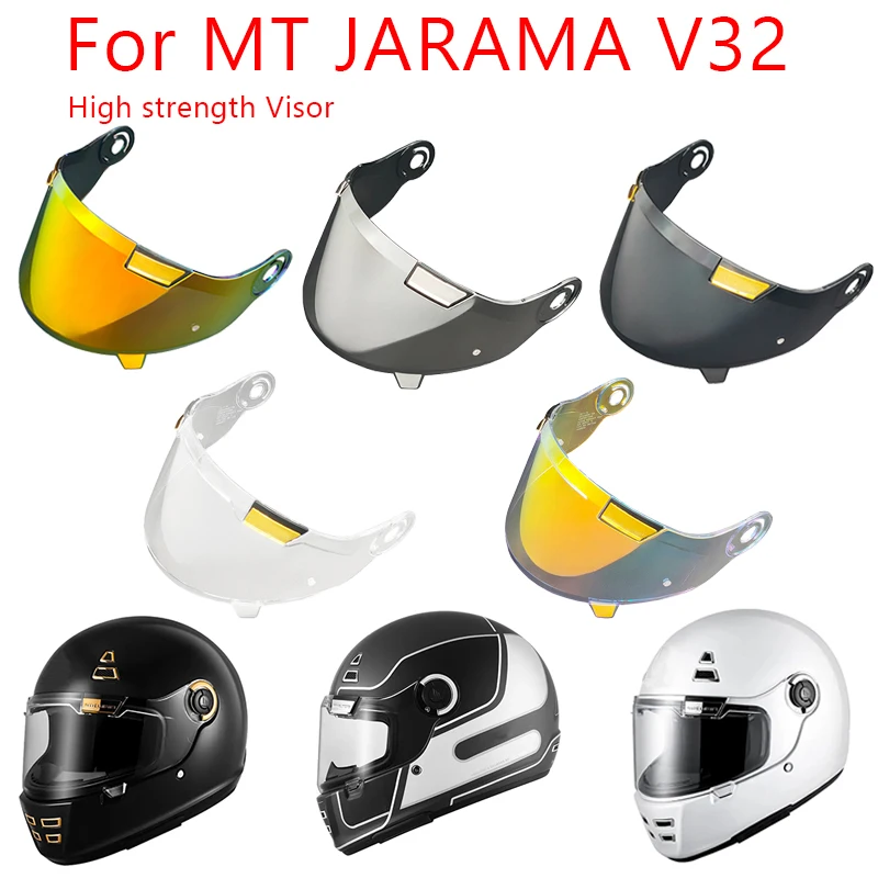 JARAMA Helmet visor Shield for MT JARAMA MT-V-32 helmet shield for JARAMA High strength High toughness Visors Shield V32 vizier