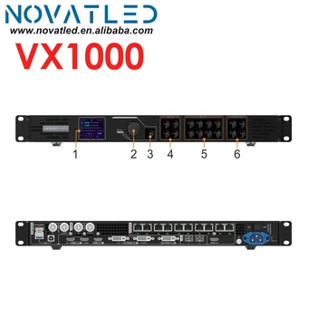 ตัวประมวลผลวิดีโอติดผนัง3D UHD VX1000 3840x1080 3840x2160พิกเซล2K ตัวประมวลผลวิดีโอหน้าจอ LED VX600