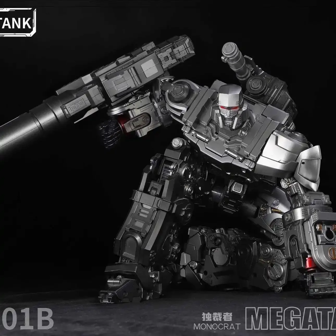 [มีสินค้าในสต็อก] โมเดลแปลงร่าง TFCON Megatank MT01B MT-01B Monocrat Deceptions MG Tank สีดั้งเดิม รุ่น DLX Scale