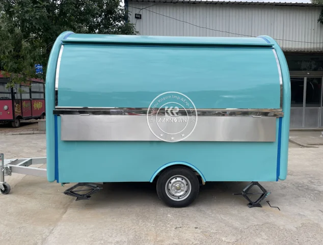 Street Coffee Shop Snack Carrello per pizza Camion fast food Attrezzature da cucina personalizzate Concessione Rimorchio per alimenti Quiosco per pizza per hot dog