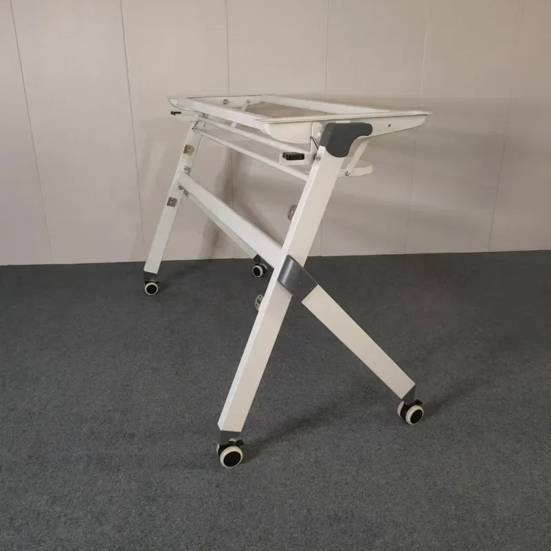 Folding training table bracket, mobile conference table legs, long rollover negotiation table rack
