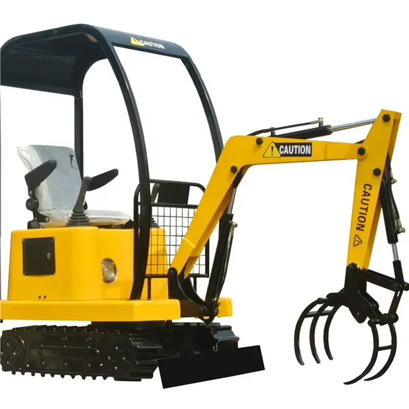 2026Hot Yellow Mini Electric Coin-Operated Metal Crane for Children Indoor Timber Grab & Excav for Adventure Parks &