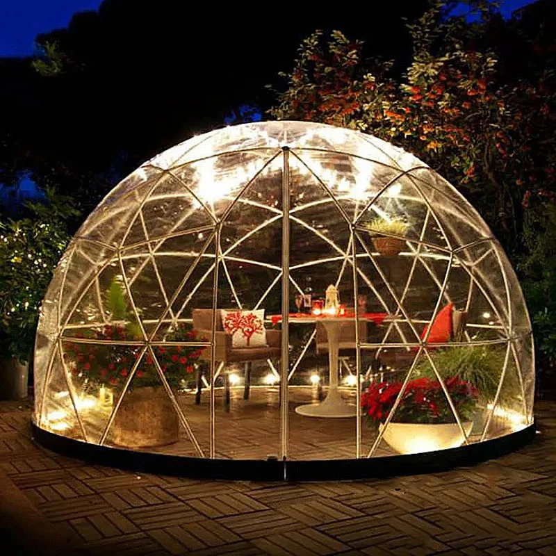 3.6m (OR custom size) TPU Transparent Clear Bubble Dome Tent / Outdoor Event Party Camping Cafe Dining Plastic Geodestic PVC