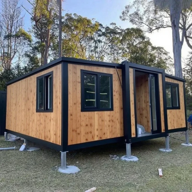 Customized Two Story Homes 20ft Expandable Container House Fold Out Home Container Folding A Frame Portable Modern Sunroom Homes