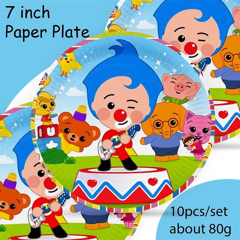 Disney Plim Plim Birthday Decoration Angle Disposable Tableware Cup Plate Tablecloth Baby Shower Kids Girls Boy Party Supplies