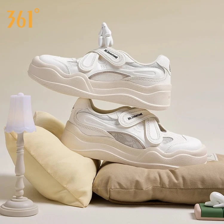 361 Degrees Women's Leisure Board Shoes Mr.Donoting Collaboration New Trendy Summer Mesh Breathable Female Sneakers 682626609