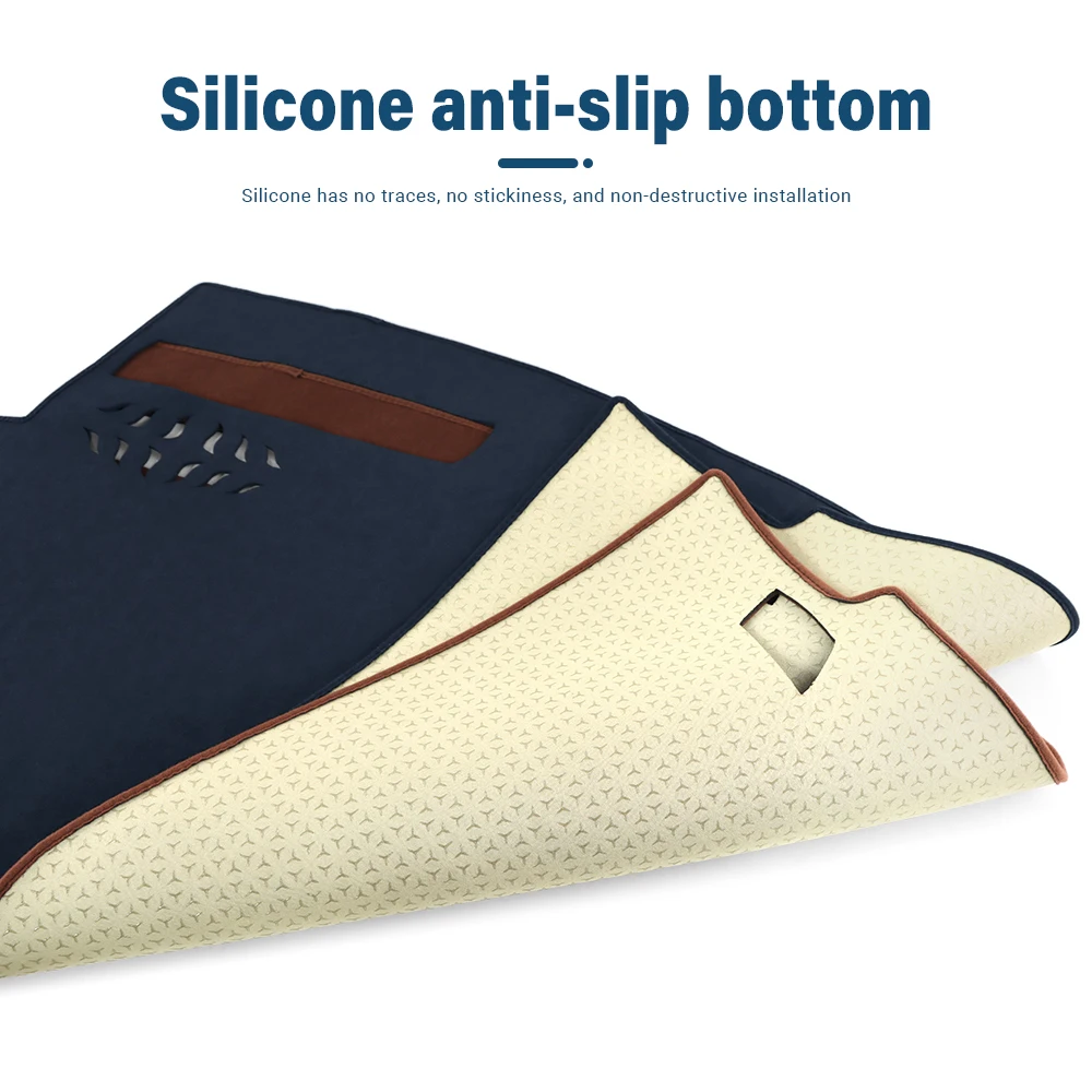 ل Volkswagen VW ID.4 ID4 2020 2021 2022 2023 2024 2025 LHD لوحة سيارة الشمس الظل غطاء حصيرة أداة مكتب منصات عدم الانزلاق #5